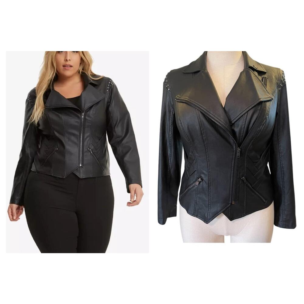 Her Universe Size 00 (10)‎ Marvel Comics Loki Studded Faux Leather Jacket Punk